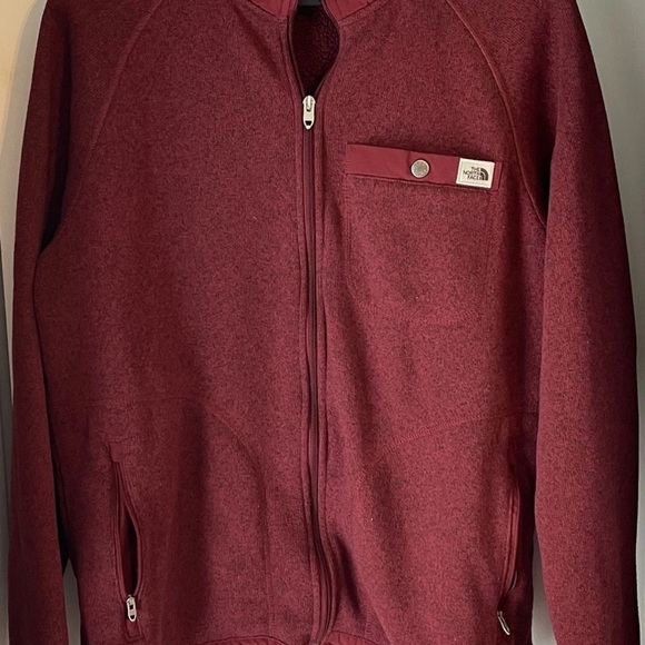 The North Face Gordon Lyons Full Zip Cordovan Heather Jacket Men Large - Picture 1 of 10